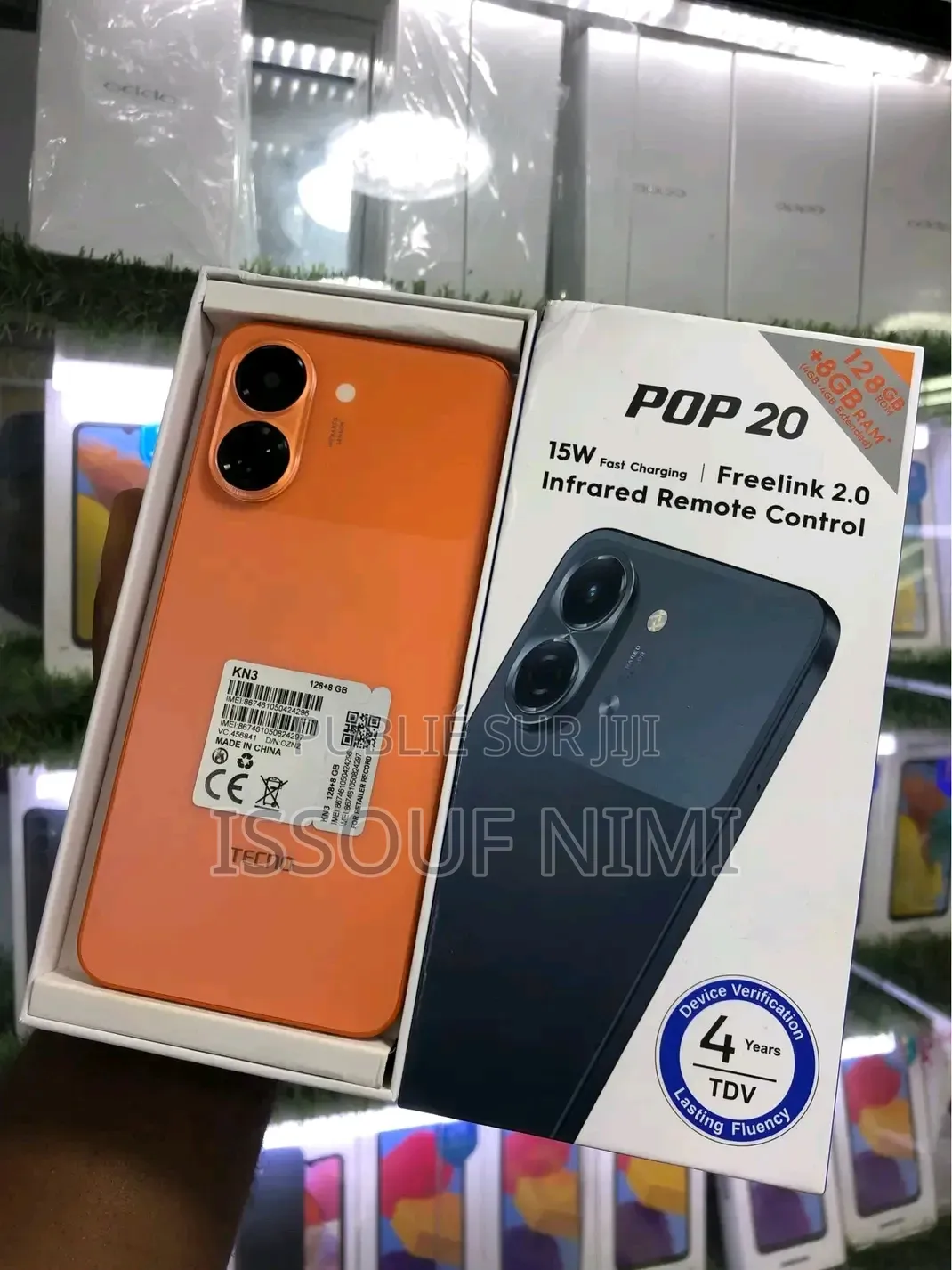 Nouveau Tecno Pop 20 128 GB Orange