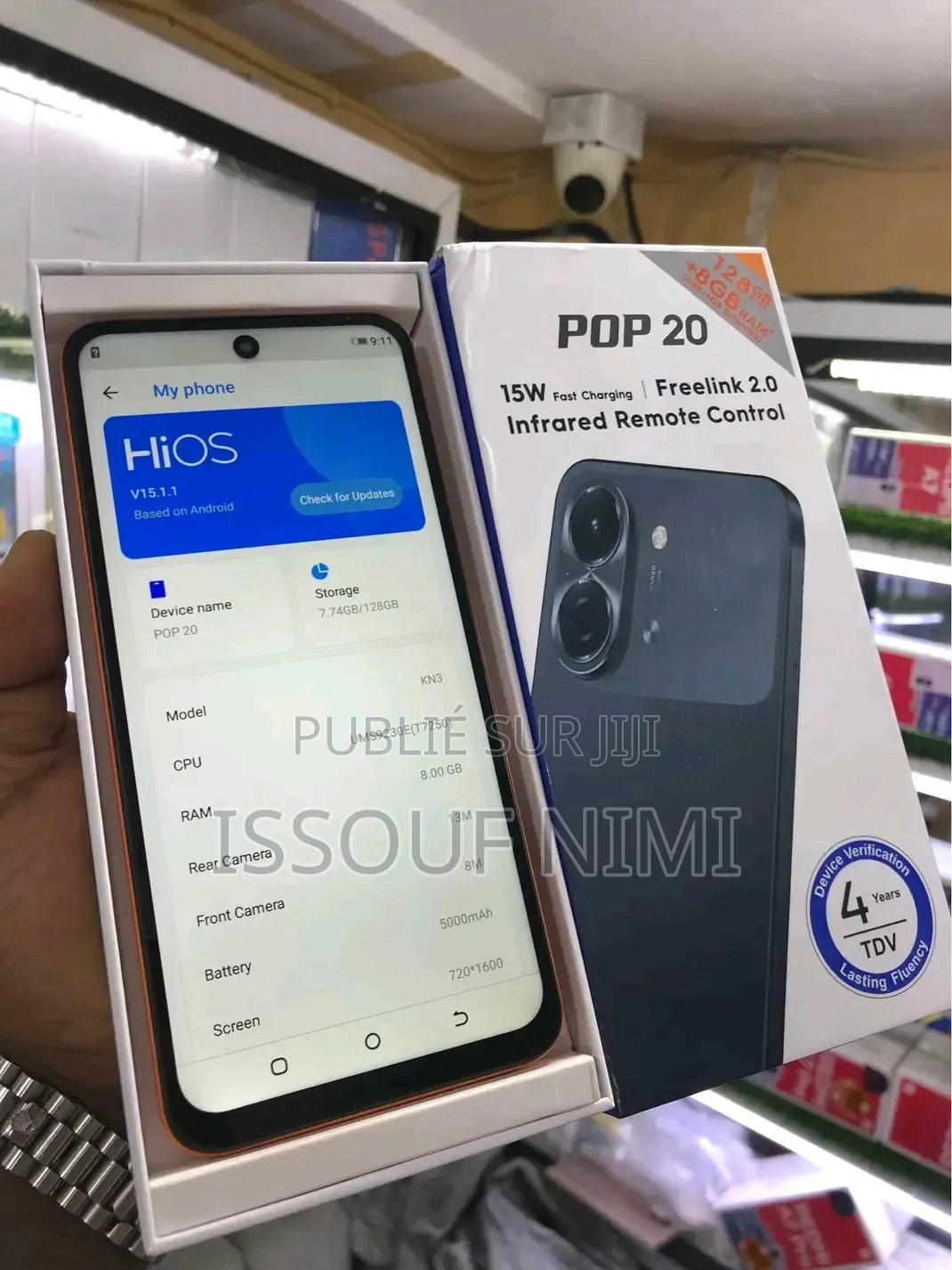 Nouveau Tecno Pop 20 128 GB Orange