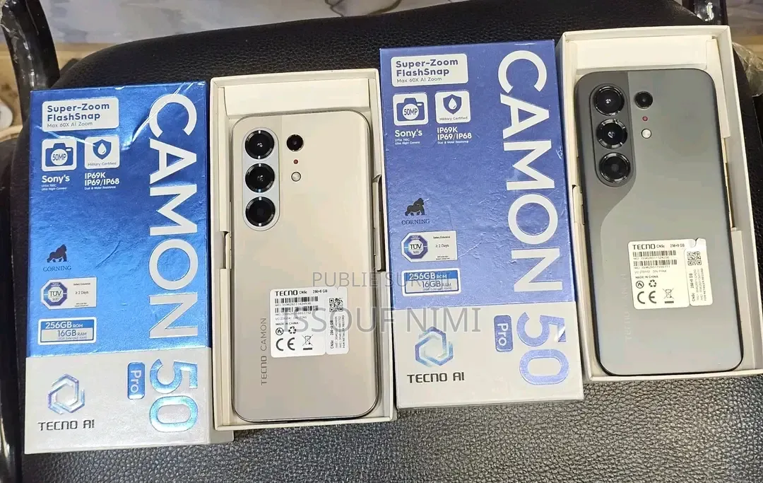 Nouveau Tecno Camon 50 Pro 256 GB Vert