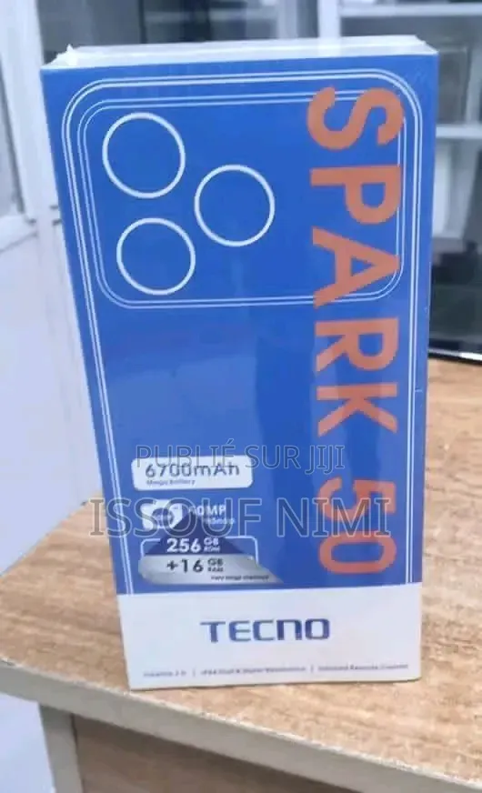 Nouveau Tecno Spark 50 128 GB Bleu