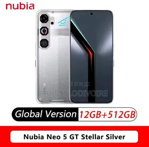 Nouveau ZTE nubia Neo 5 GT 512 GB Noir