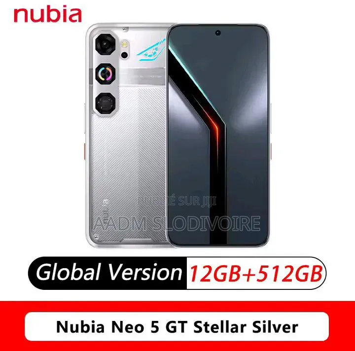 Nouveau ZTE nubia Neo 5 GT 512 GB Noir