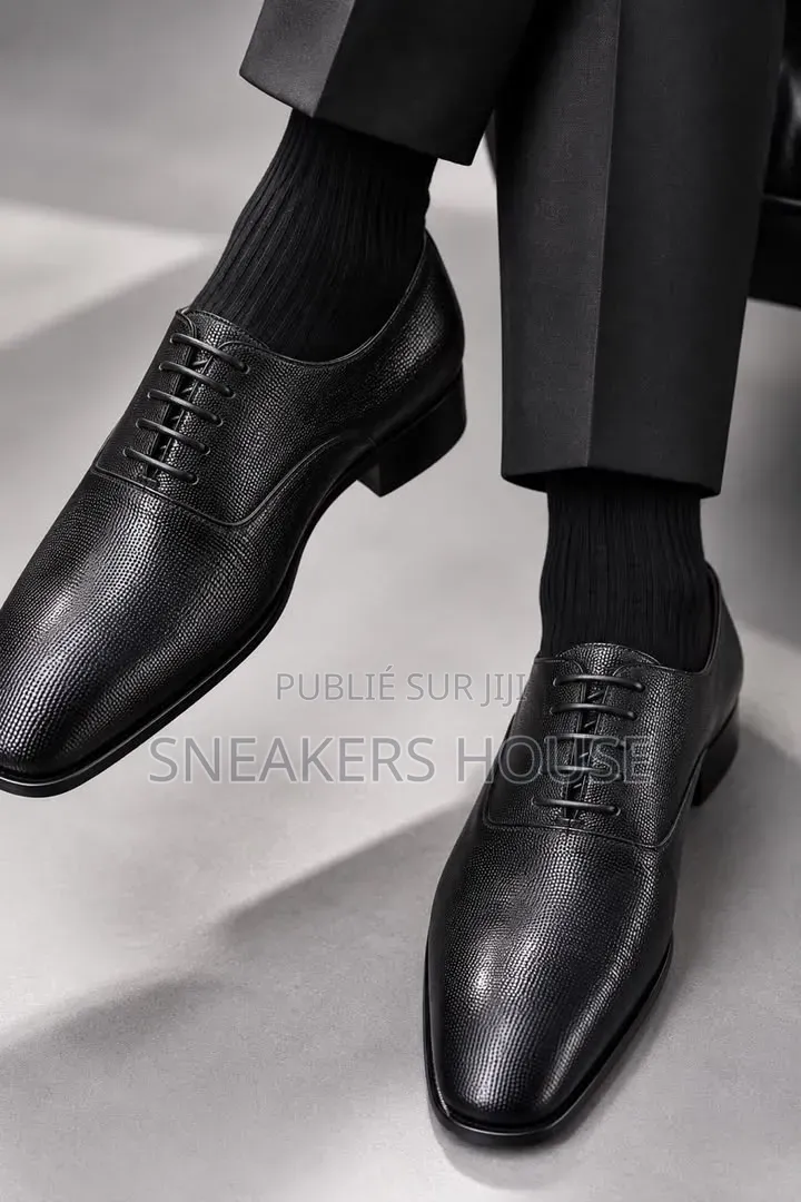 Mocassins De Ville Homme en Cuir