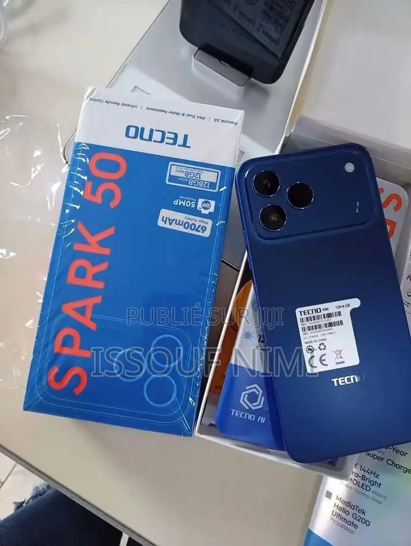 Nouveau Tecno Spark 50 128 GB Bleu
