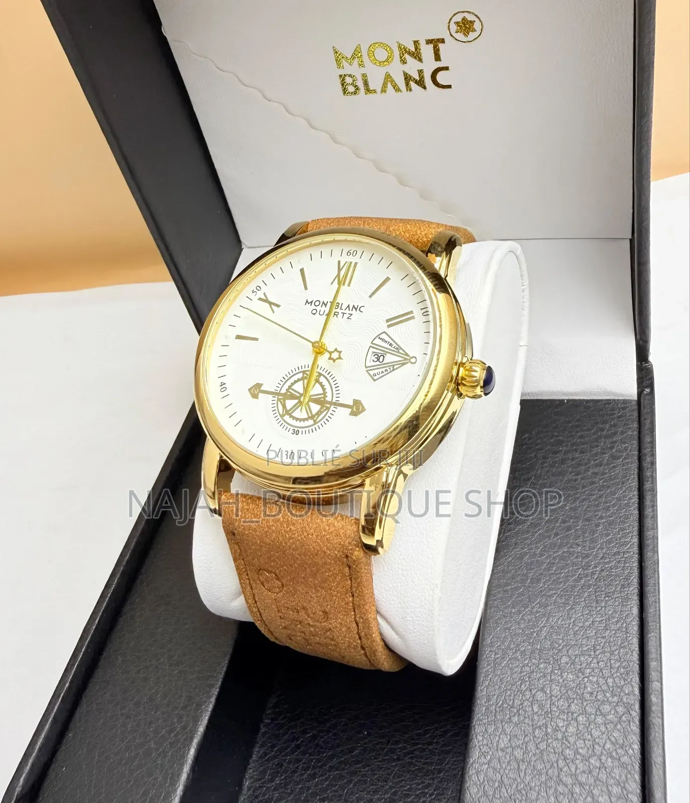 Montre Pour Homme De Style Luxe Mont Blanc