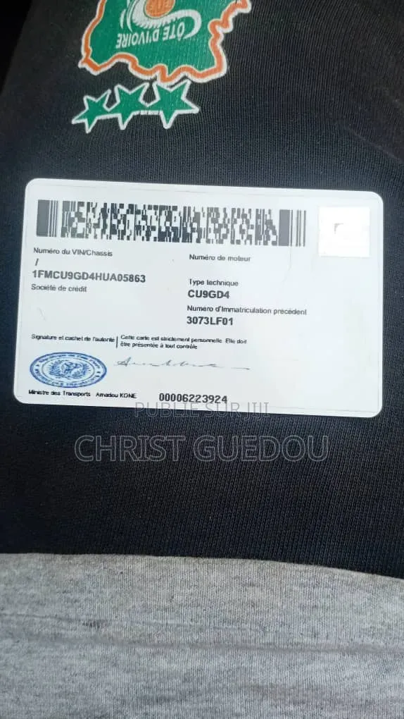 Ford Escape 2017 Blanc