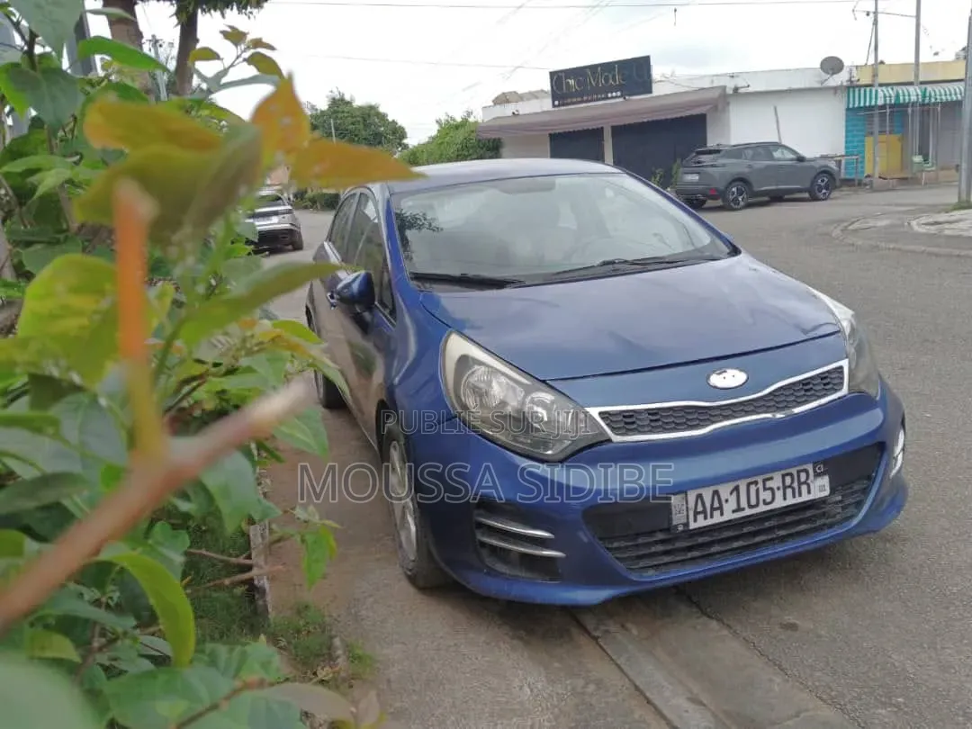 Kia Rio 2014 Bleu