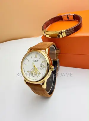Montre  Mont Blanc Avec Bracelet