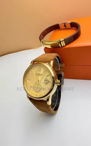 Montre  Mont Blanc Avec Bracelet