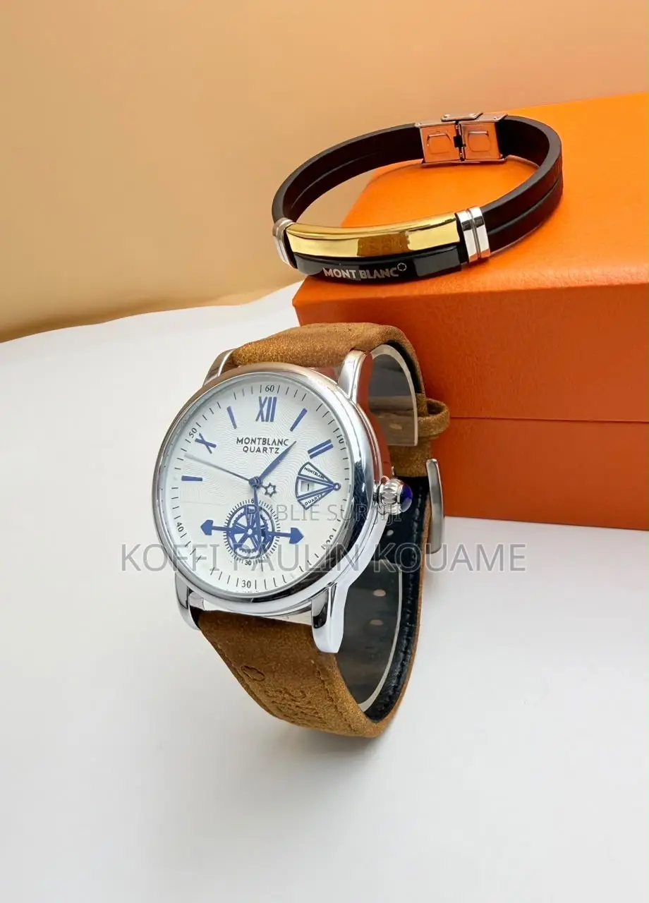 Montre  Mont Blanc Avec Bracelet