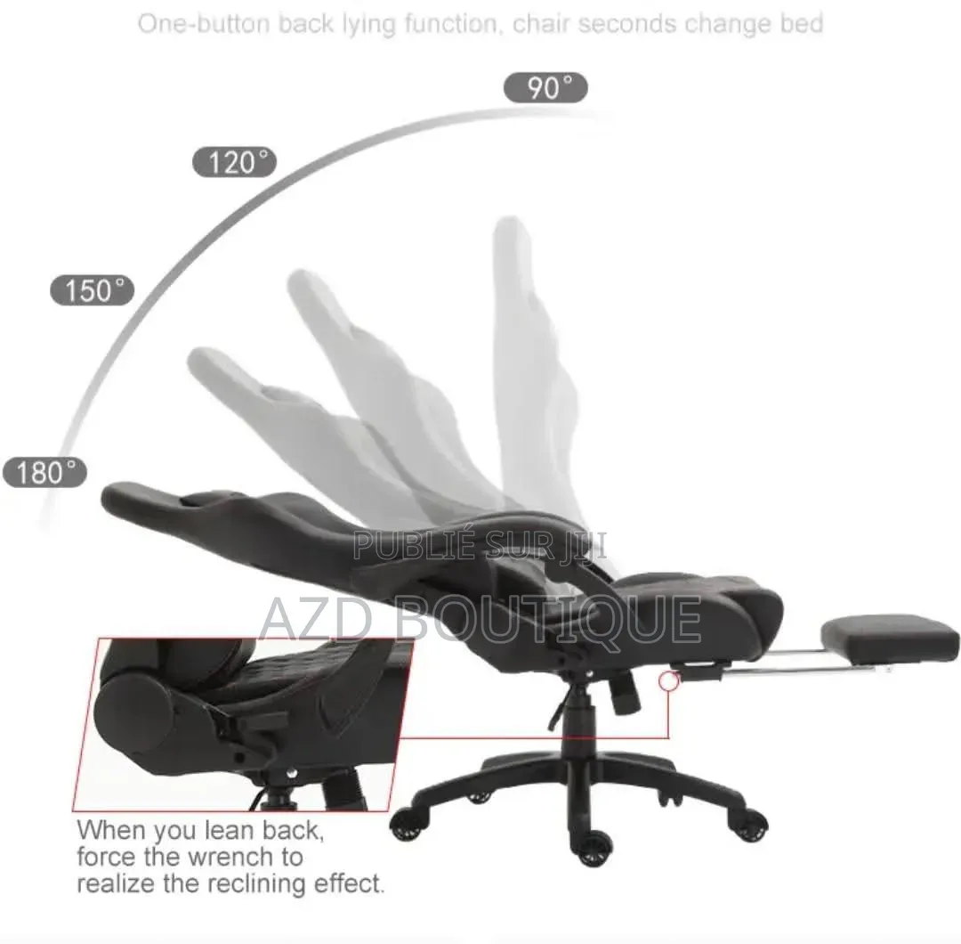 Chaise De Bureau Gamer Ergonomique Orthopédique Hyper Confortable