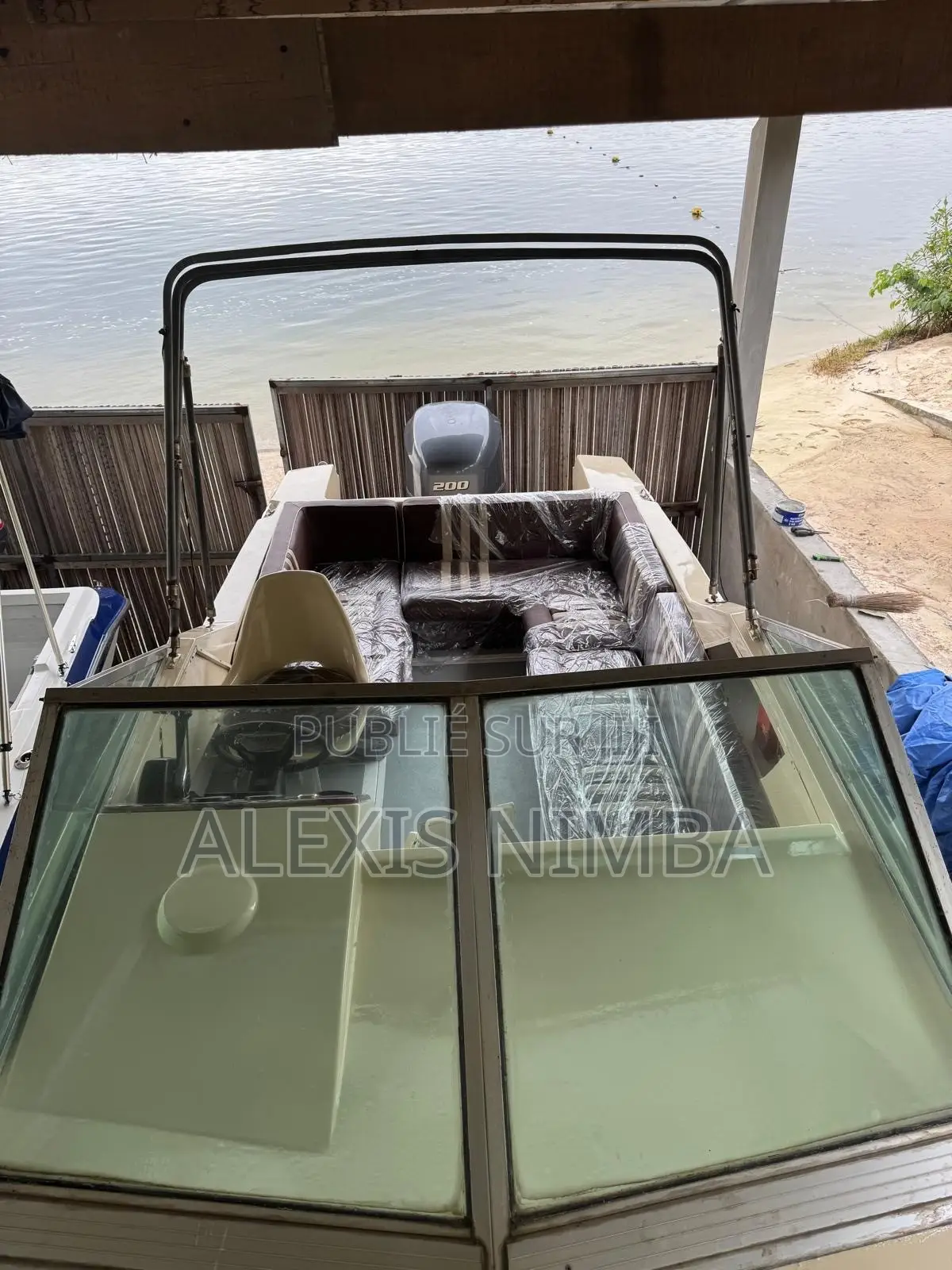 Bateau Plaisance Avec Cabine 200cv Yamaha Avec Papier 30Million