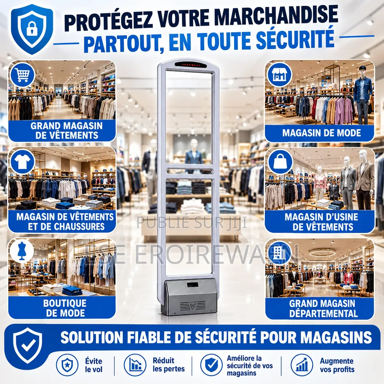 À Vendre – 4 Portiques De Sécurité Antivol Eas 58 KHZ