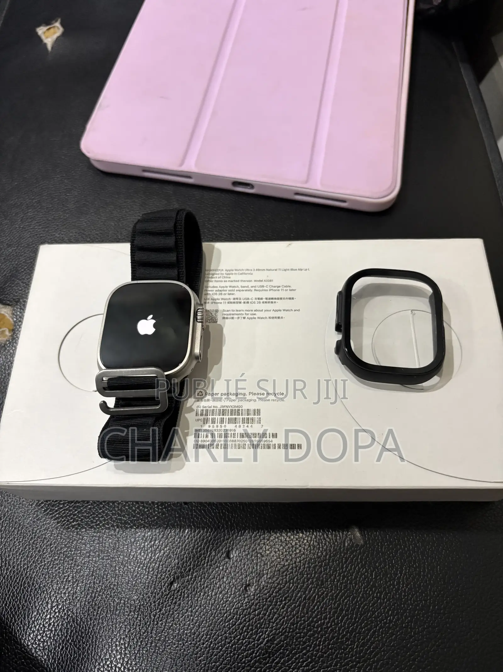 Apple Watch Ultra 3 Quasi Avec Carton