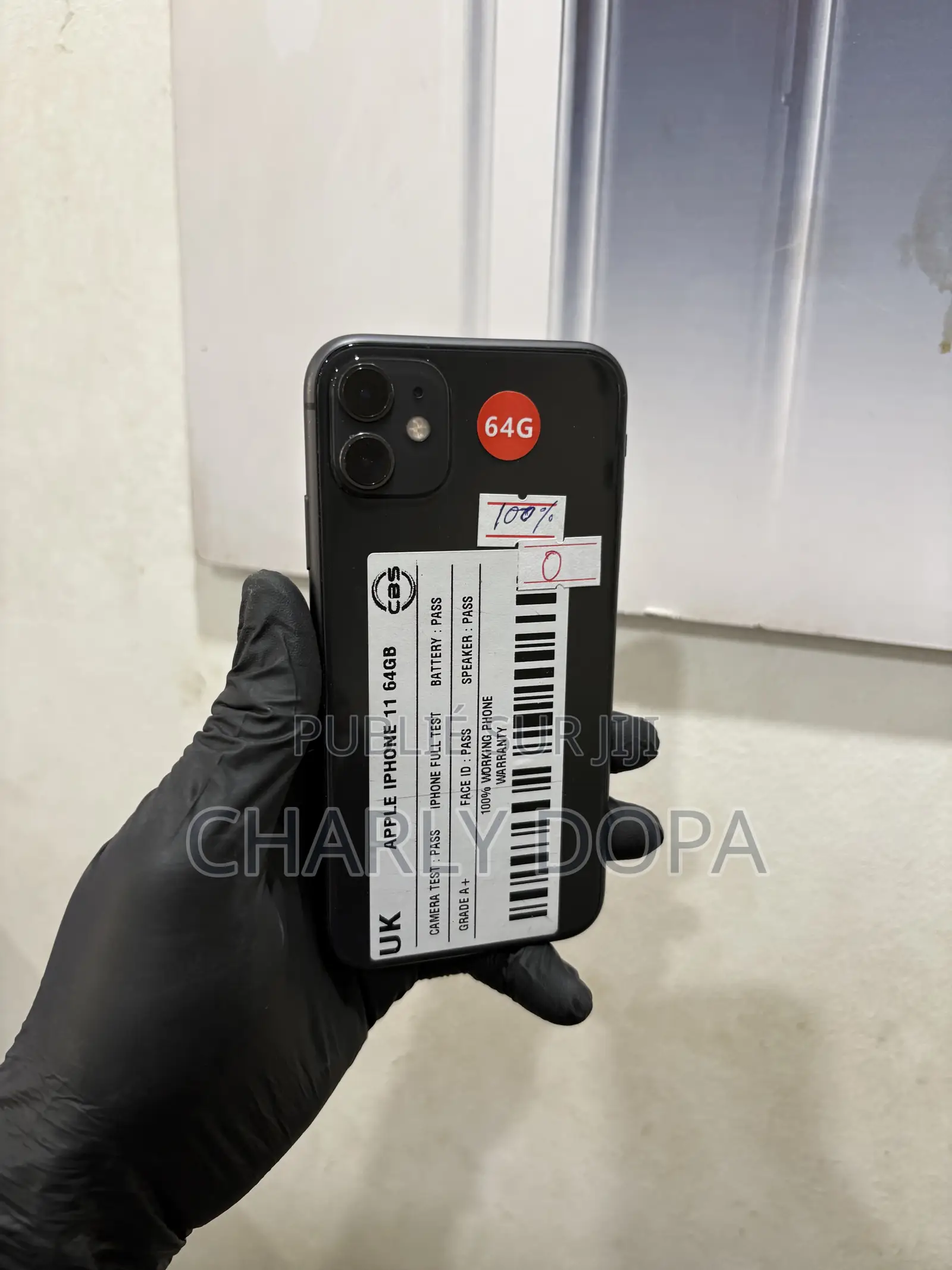 Apple iPhone 11 64 GB Noir