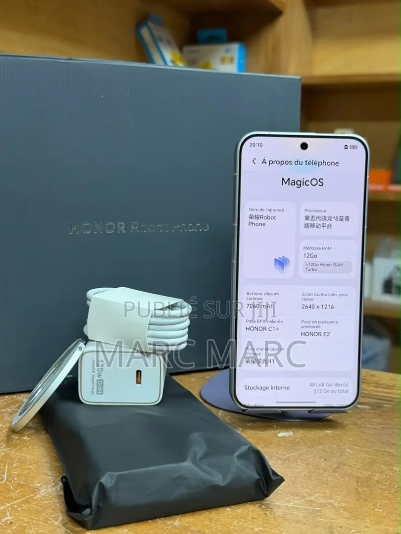 Nouveau Honor Robot Phone 512 GB Argenté