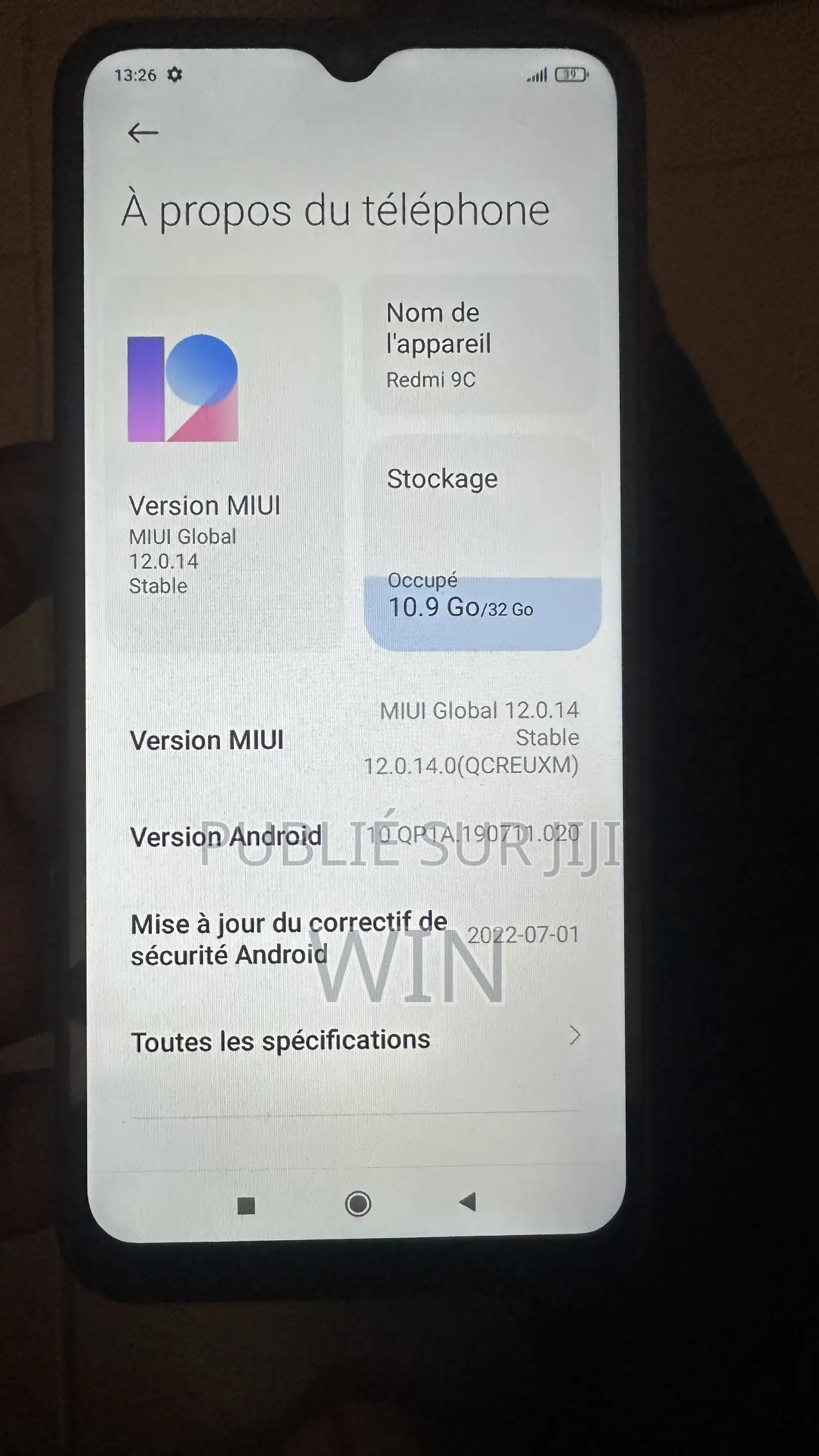 Xiaomi Redmi 9C 32 GB Gris