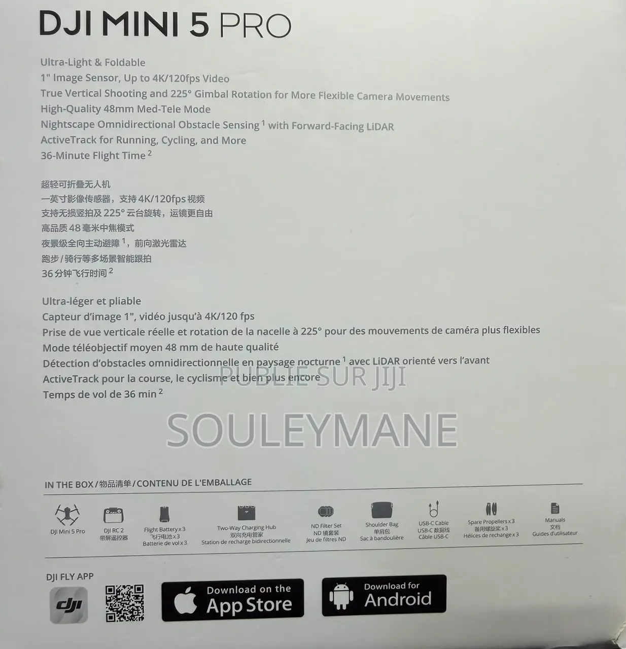 Drone Dji Mini 5 Pro Fly More Combo 3