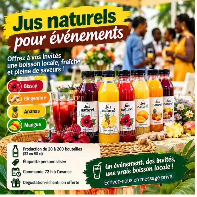 Jus Naturels Pour Événements
