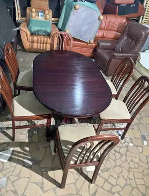 tables À Manger Extensible Avec 6 Chaises en Bois De Qualité