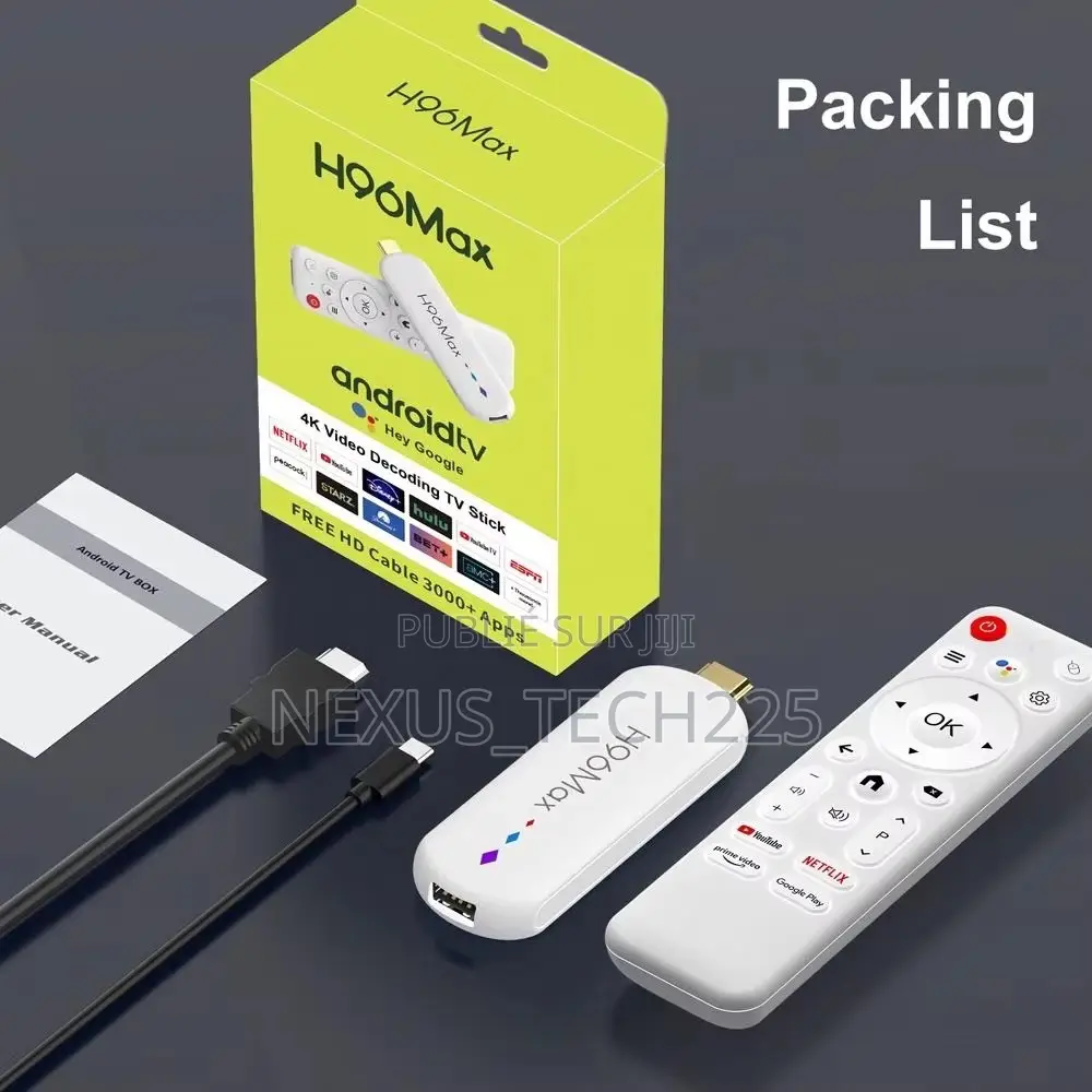 Android TV Stick H96max M20