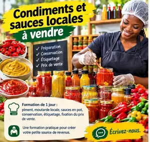 Condiments Et Sauces Locales À Vendre