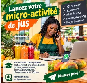 Lancer Sa Micro-Activité De Jus
