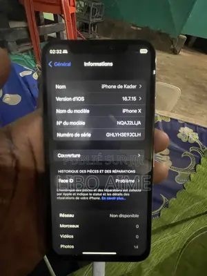 Apple iPhone X 64 GB Blanc