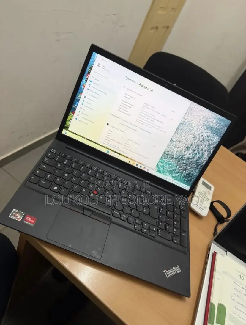 Ordinateur portable Lenovo ThinkPad E15 16GB Intel Core i7 SSD 512GB