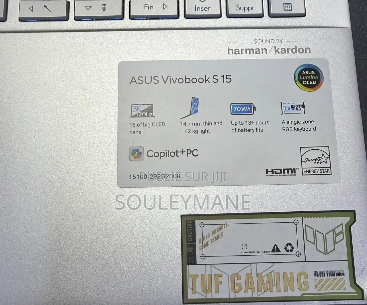 Asus Vivobook 15 OLED 32GB Qualcomm Snapdragon X Elite SSD 1T