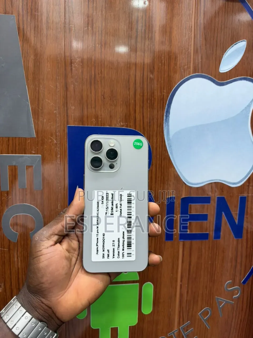 Apple iPhone 15 Pro Max 256 GB Gris