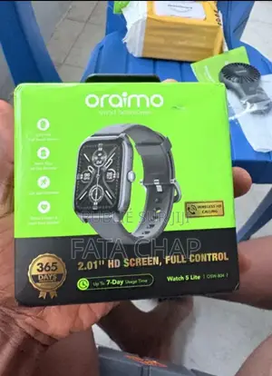 Oraimo Watch 5 Lite Montre Intelligente IP68 HD 2,01 Pouces