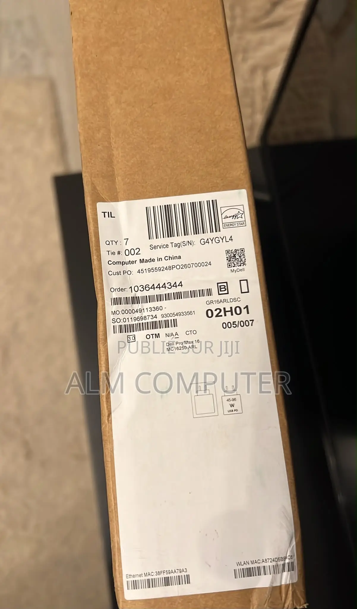 Nouveau Dell Pro Max 16 64GB Intel Core Ultra 9 SSD 1T