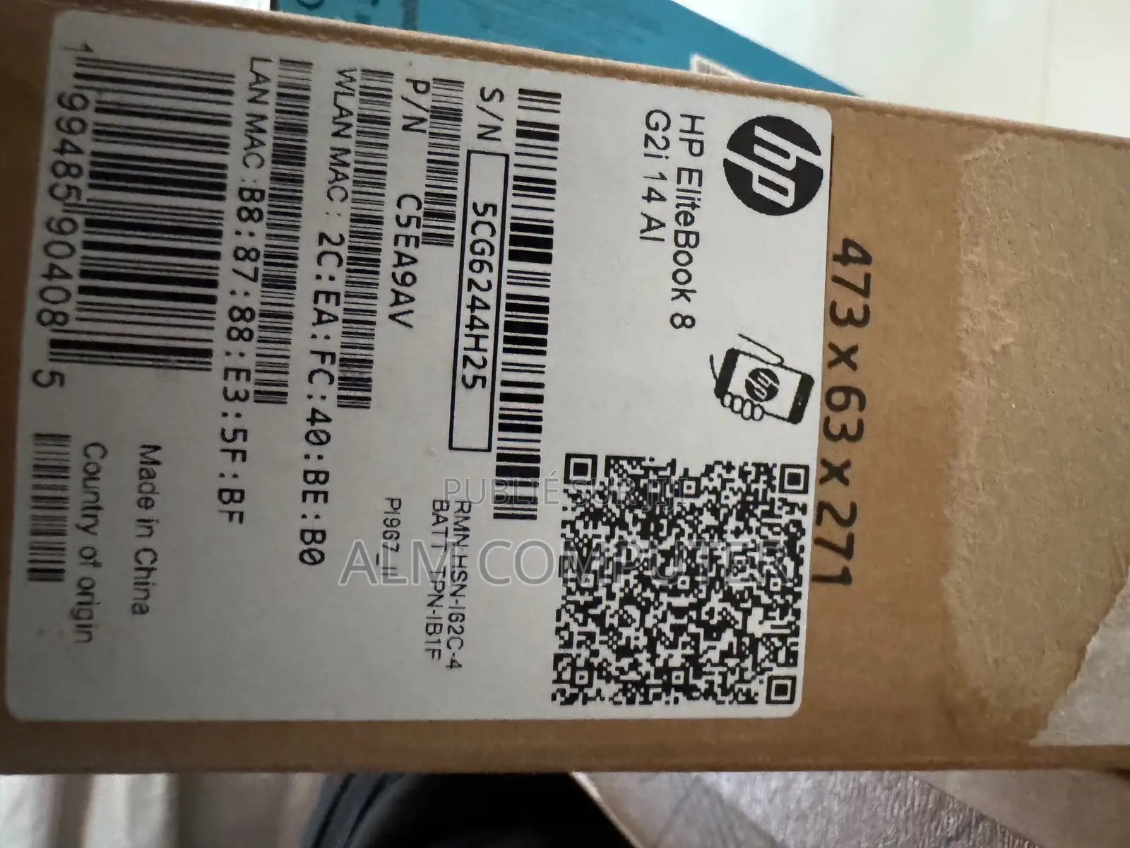 Nouveau HP EliteBook 8 G1i 32GB Intel Core Ultra 5 SSD 512GB