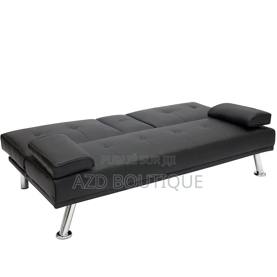 Canapé-Lit Convertible en Cuir PU Design Moderne Haute Qualité