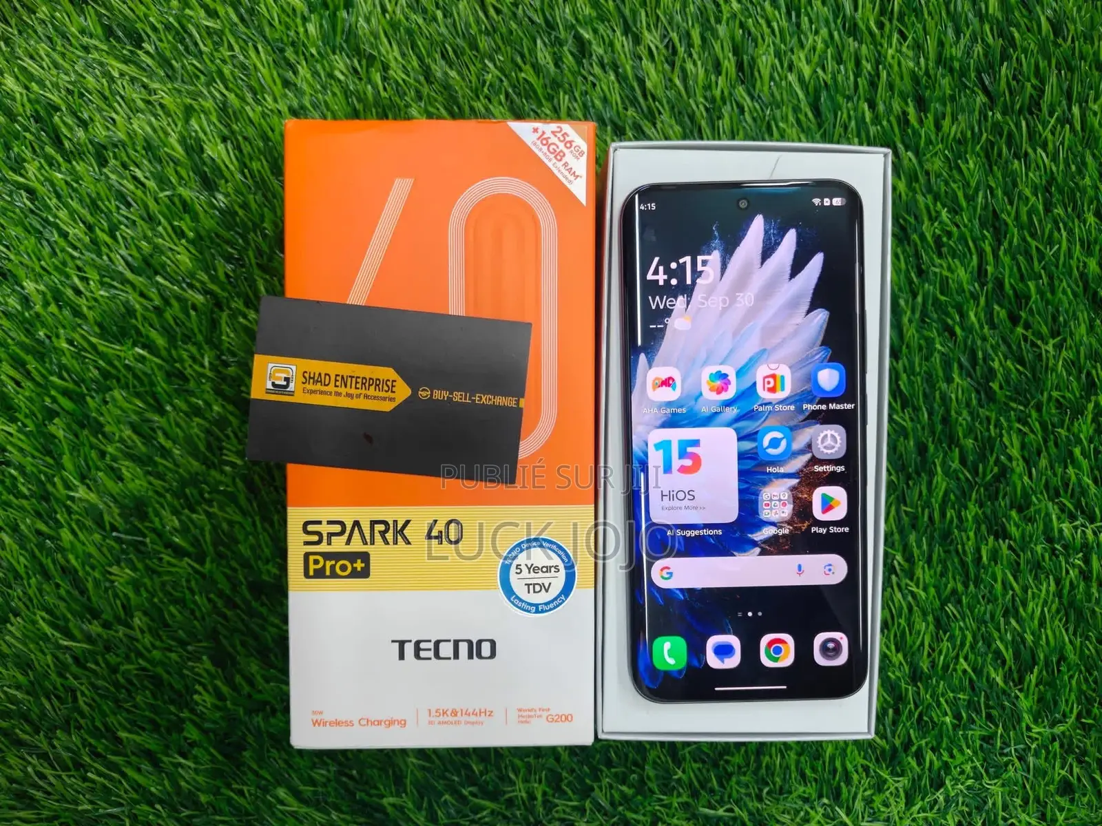 Nouveau Tecno Spark 40 Pro+ 256 GB Gris
