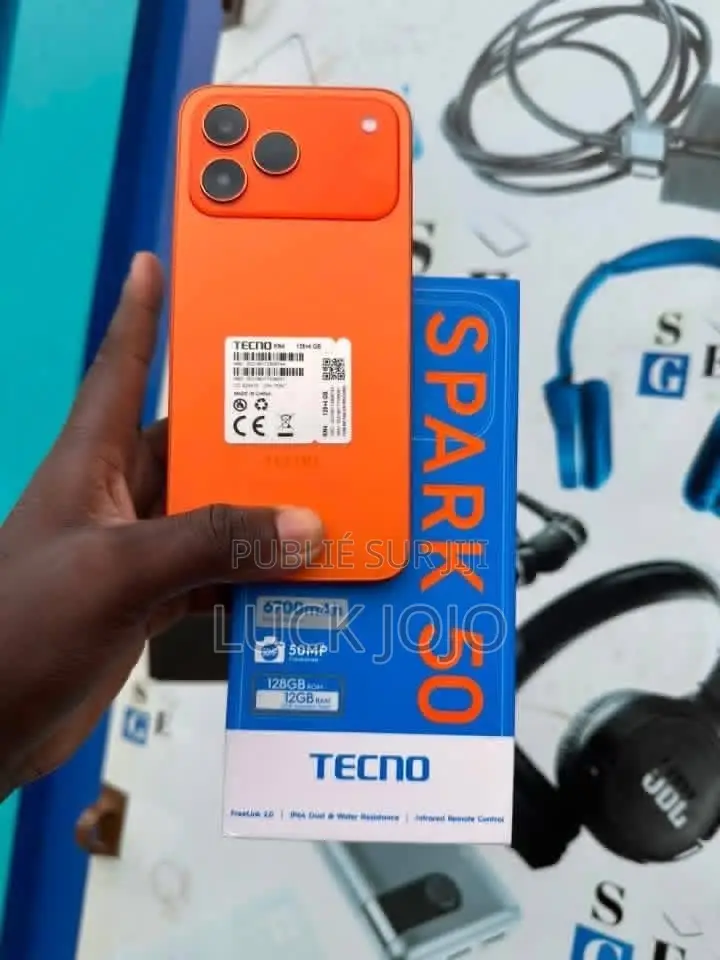 Nouveau Tecno Spark 50 128 GB Orange
