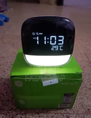 Oraimo ClockPoint Plus Réveil Numérique Rechargeable À Éclairage Tacti