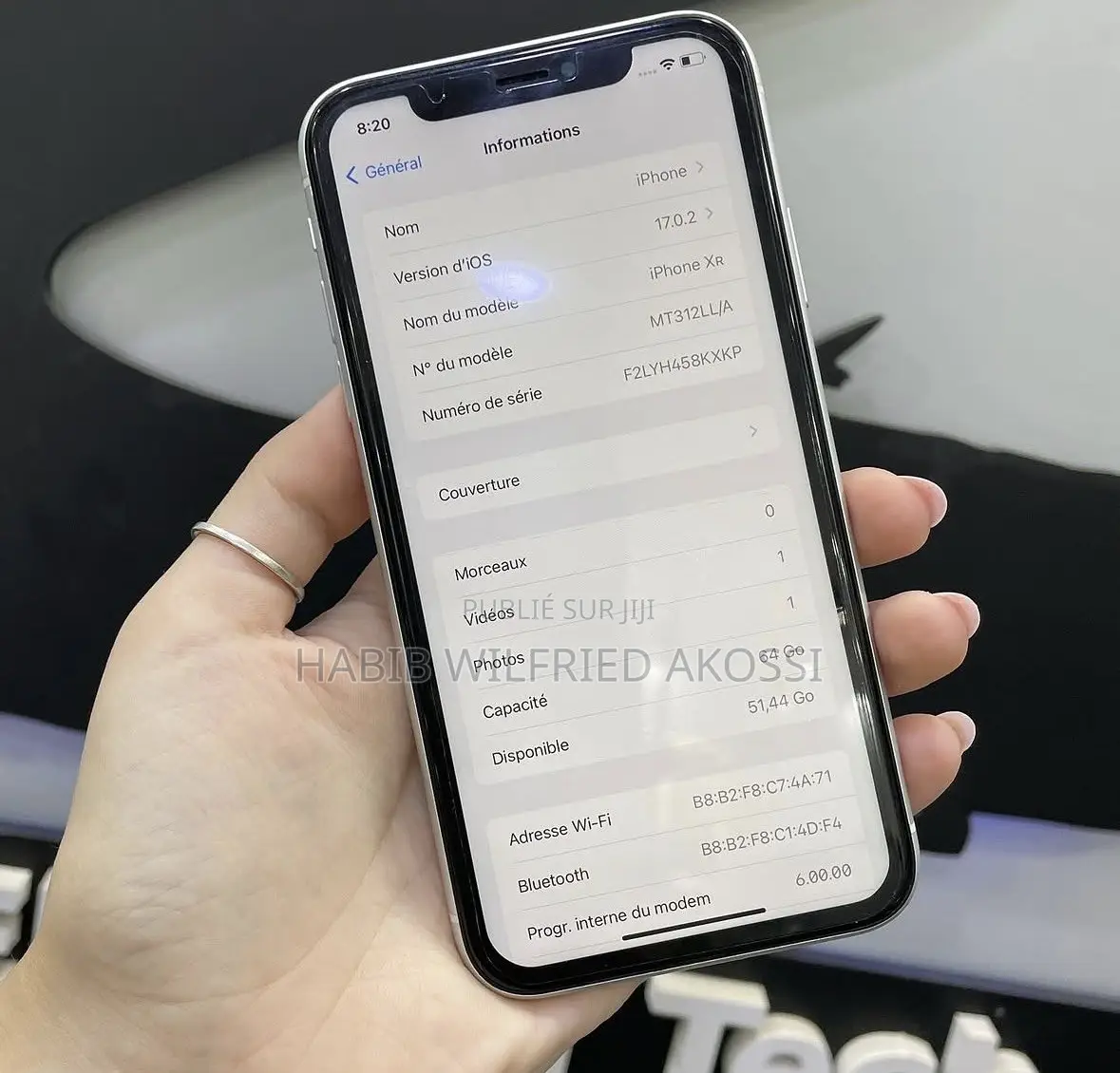 Nouveau Apple iPhone XR 64 GB Blanc