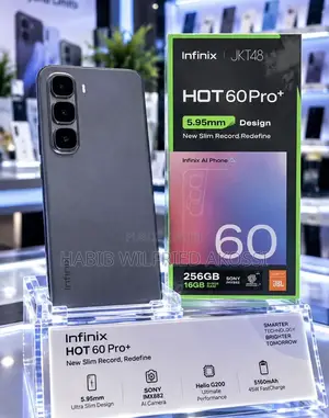 Nouveau Infinix Hot 60 Pro+ 256 GB Noir