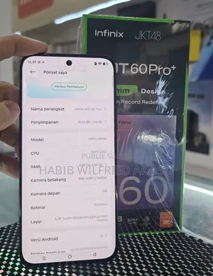 Nouveau Infinix Hot 60 Pro+ 256 GB Noir