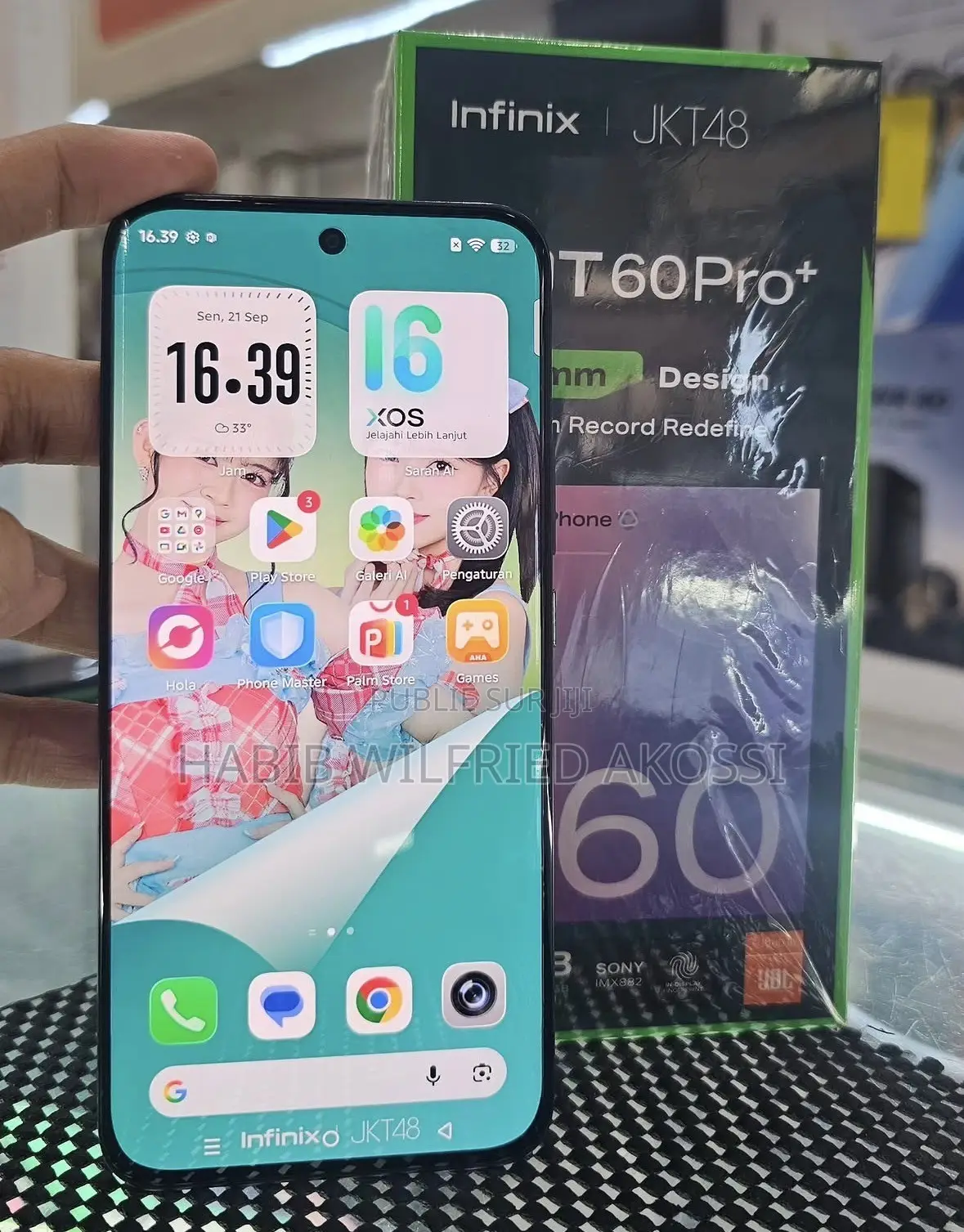 Nouveau Infinix Hot 60 Pro+ 256 GB Noir