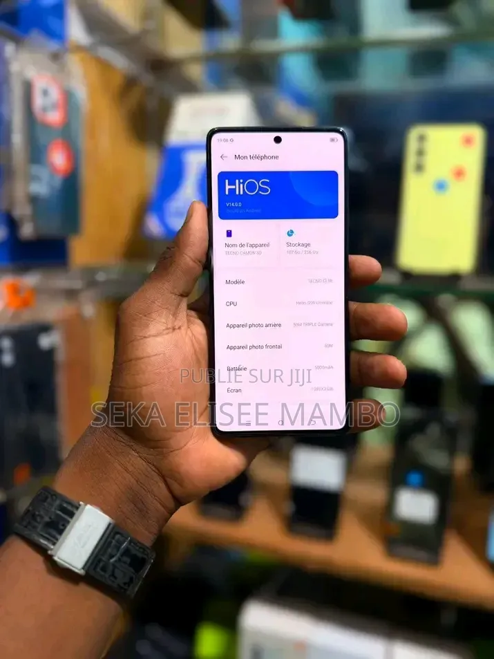 Tecno Camon 30 256 GB Noir