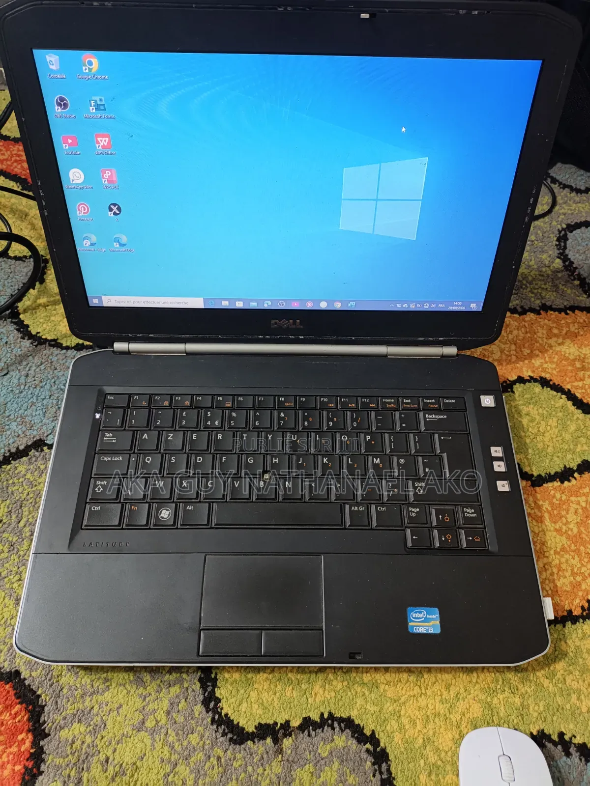 Ordinateur portable Dell Latitude 5410 4GB Intel Core i3 SSD 256GB
