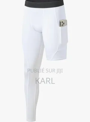 Short De Compression 2-en-1 Avec Poche Téléphone