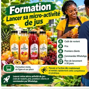 Formation Lancer Sa Micro-Activité De Jus