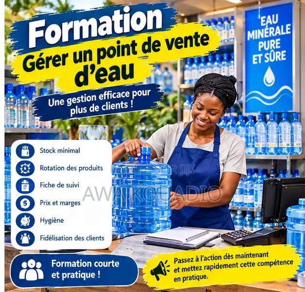 Formation Gérer Un Point De Vente D’eau