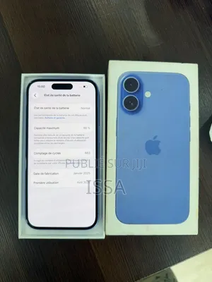 Apple iPhone 16 128 GB Bleu