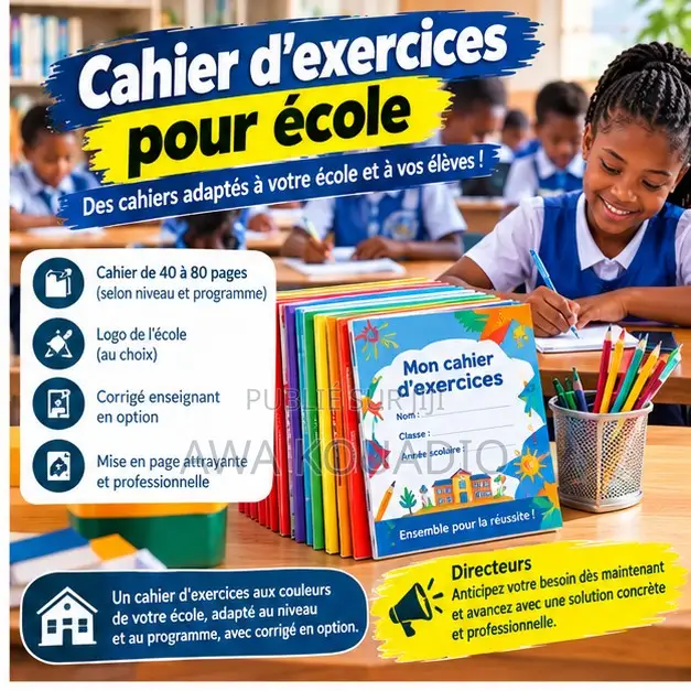 Cahier D’exercices Pour École