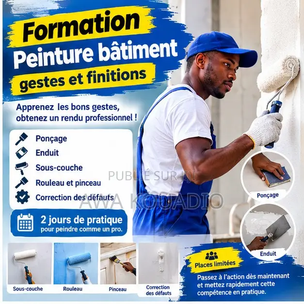 Formation Peinture Bâtiment : Gestes Et Finitions